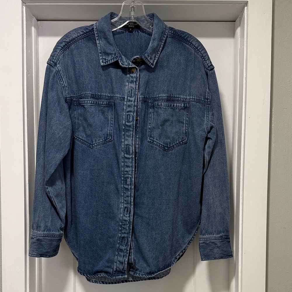 Velvet Heart Blue Denim Top
